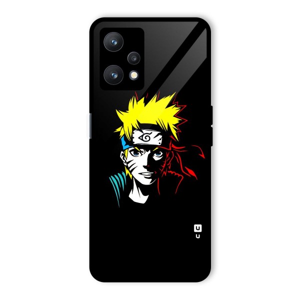 Naruto Pen Sketch Art Glass Back Case for Realme 9 Pro 5G