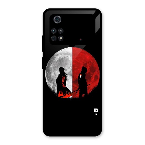 Naruto Shadow Hokage Moon Glass Back Case for Poco M4 Pro 4G