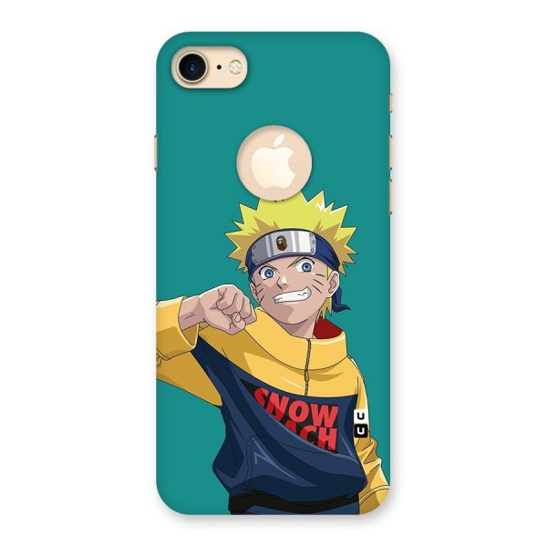Naruto Snow Beach Art Back Case for iPhone 7 Logo Cut