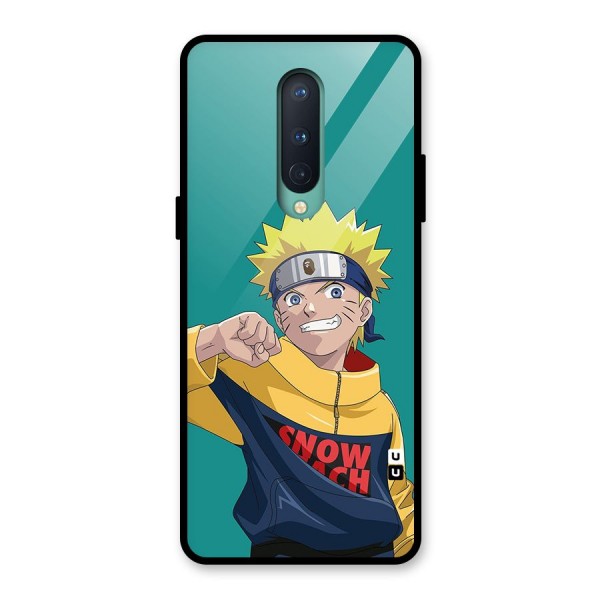Naruto Snow Beach Art Glass Back Case for OnePlus 8