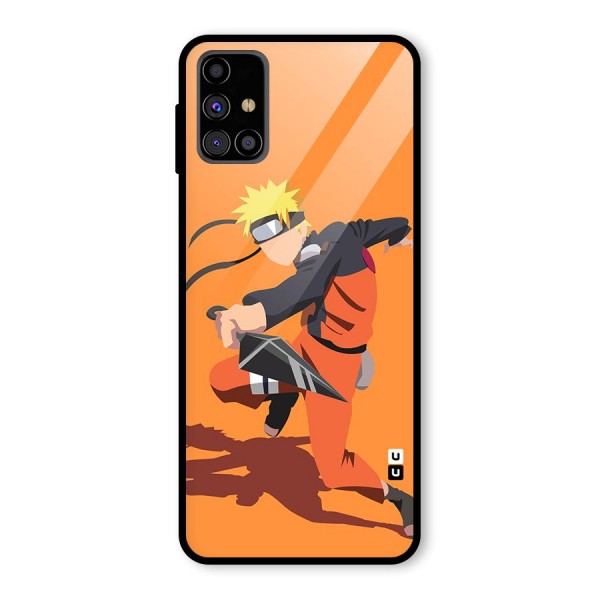 Naruto Ultimate Ninja Storm Glass Back Case for Galaxy M31s