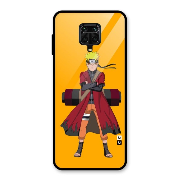 Naruto Uzumaki Art Glass Back Case for Redmi Note 9 Pro