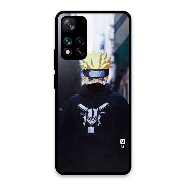 Naruto Uzumaki Cool Anime Glass Back Case for Xiaomi 11i HyperCharge 5G