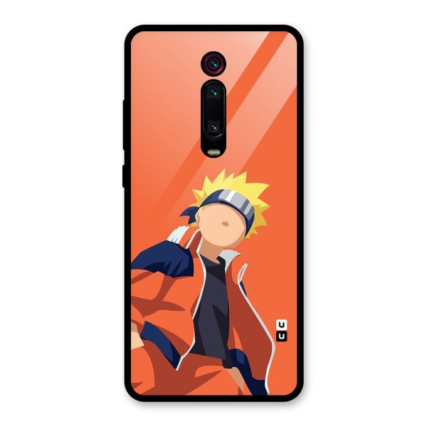 Naruto Uzumaki Minimalist Glass Back Case for Redmi K20 Pro