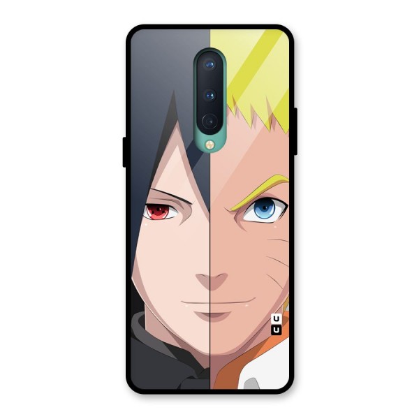 Naruto and Sasuke Glass Back Case for OnePlus 8