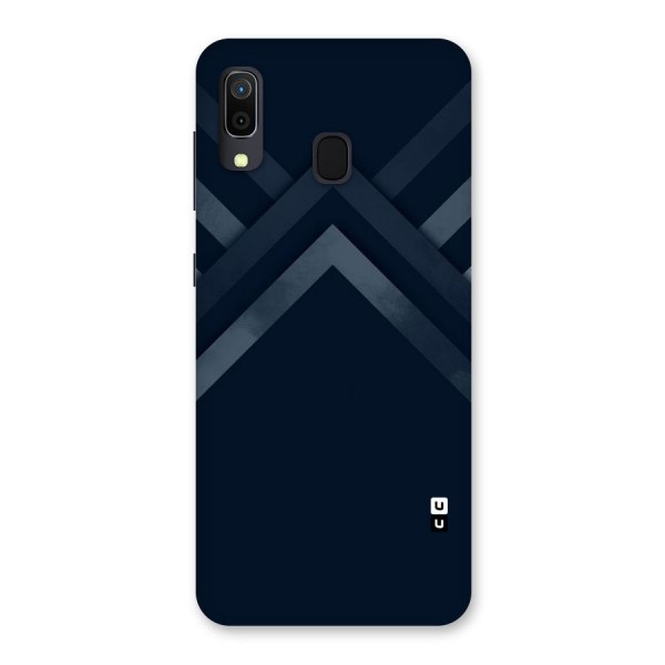 Navy Blue Arrow Back Case for Galaxy A20