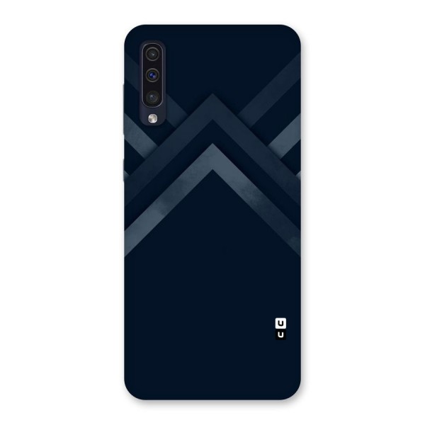 Navy Blue Arrow Back Case for Galaxy A50