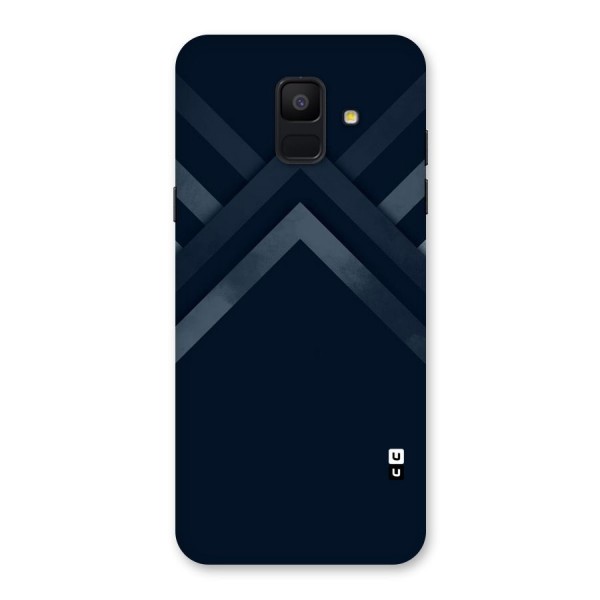 Navy Blue Arrow Back Case for Galaxy A6 (2018)