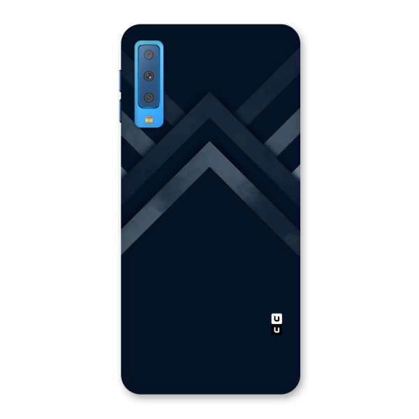 Navy Blue Arrow Back Case for Galaxy A7 (2018)