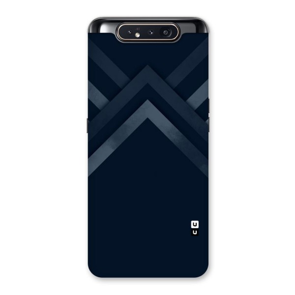 Navy Blue Arrow Back Case for Galaxy A80