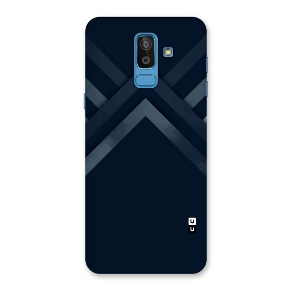 Navy Blue Arrow Back Case for Galaxy J8