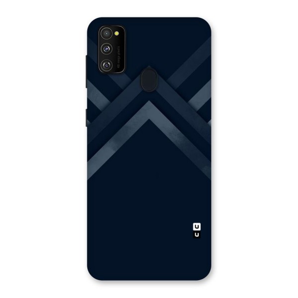Navy Blue Arrow Back Case for Galaxy M30s