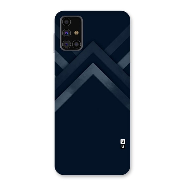 Navy Blue Arrow Back Case for Galaxy M31s