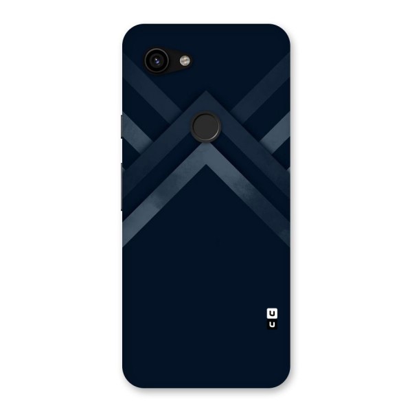 Navy Blue Arrow Back Case for Google Pixel 3a