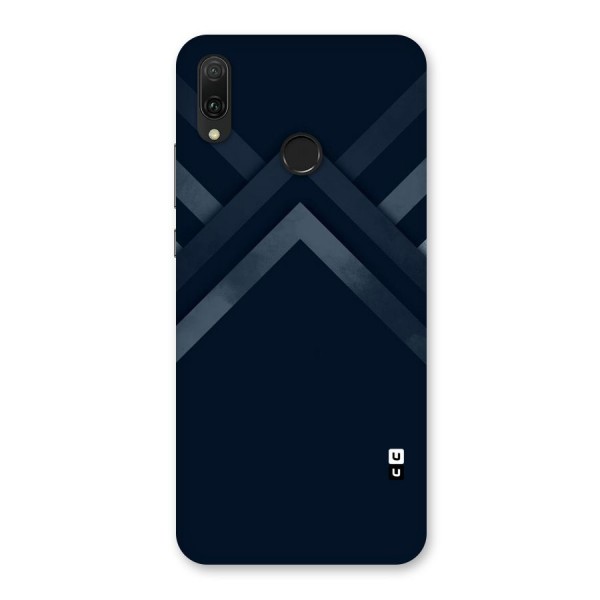 Navy Blue Arrow Back Case for Huawei Y9 (2019)