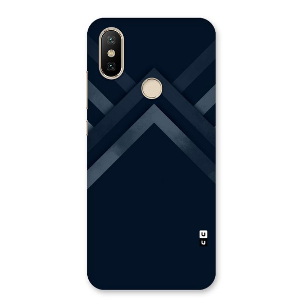 Navy Blue Arrow Back Case for Mi A2