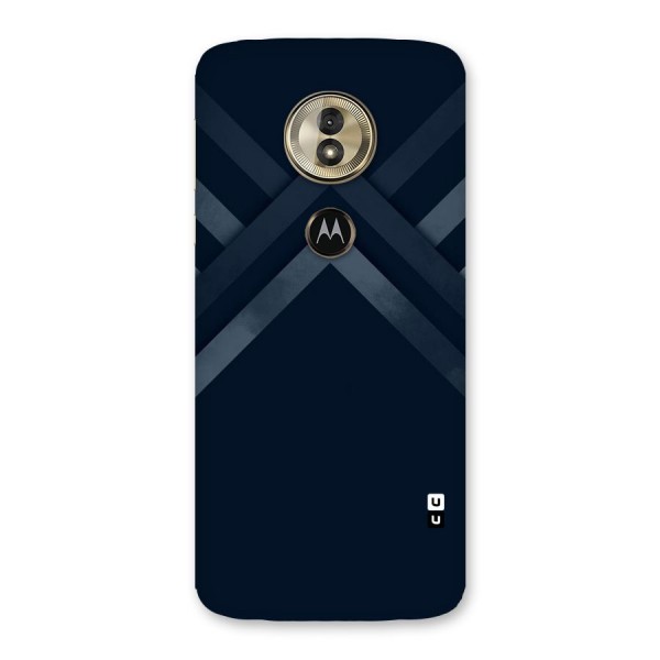 Navy Blue Arrow Back Case for Moto G6 Play