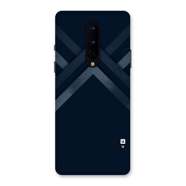Navy Blue Arrow Back Case for OnePlus 8