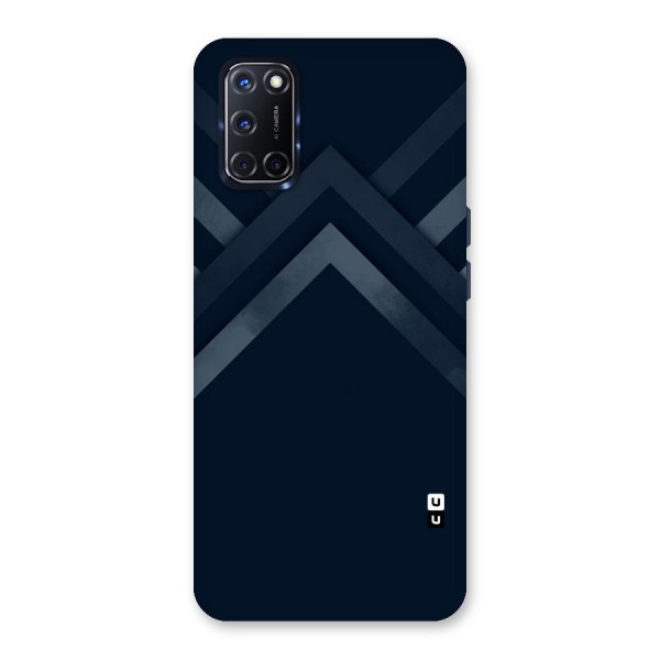 Navy Blue Arrow Back Case for Oppo A52