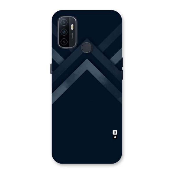 Navy Blue Arrow Back Case for Oppo A53