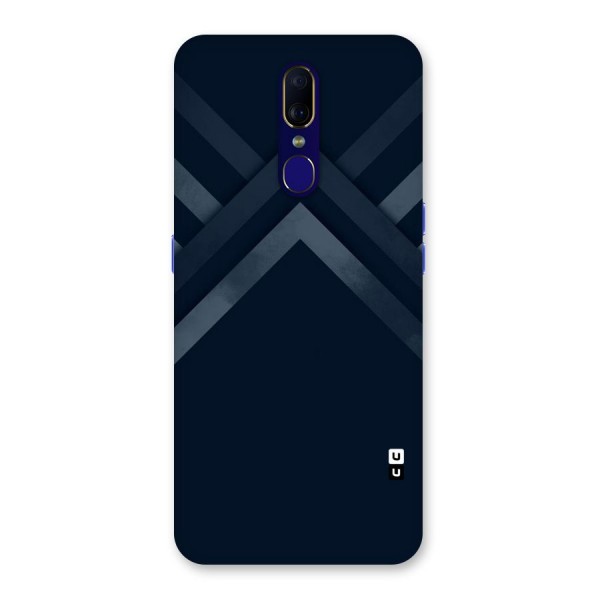 Navy Blue Arrow Back Case for Oppo A9