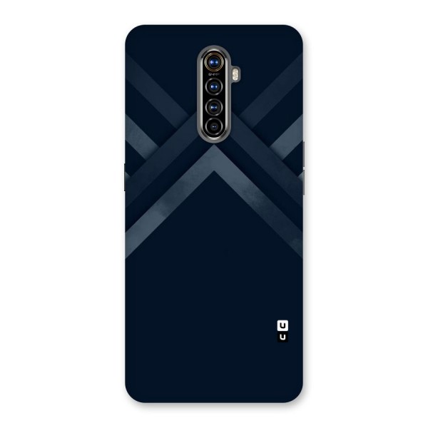 Navy Blue Arrow Back Case for Realme X2 Pro