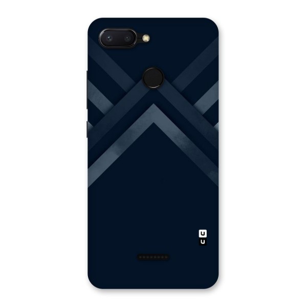 Navy Blue Arrow Back Case for Redmi 6