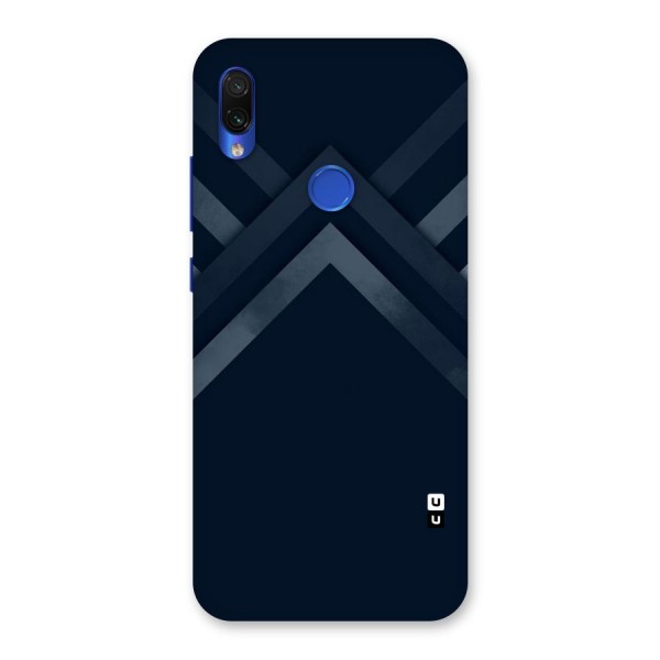 Navy Blue Arrow Back Case for Redmi Note 7S