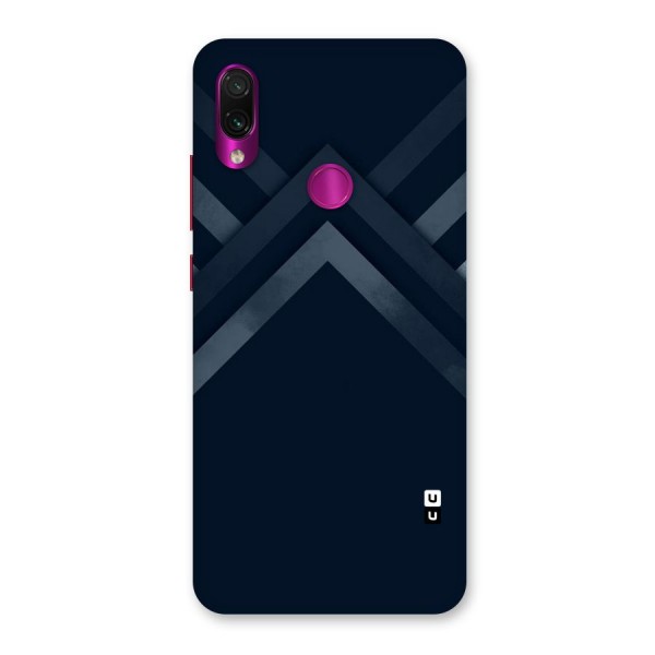 Navy Blue Arrow Back Case for Redmi Note 7 Pro