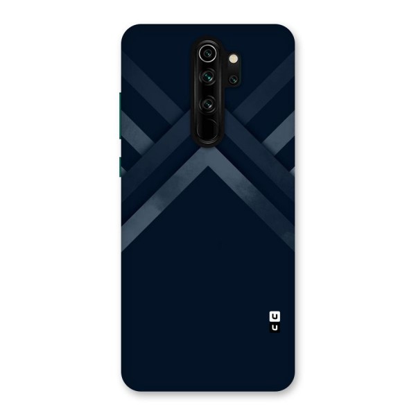 Navy Blue Arrow Back Case for Redmi Note 8 Pro