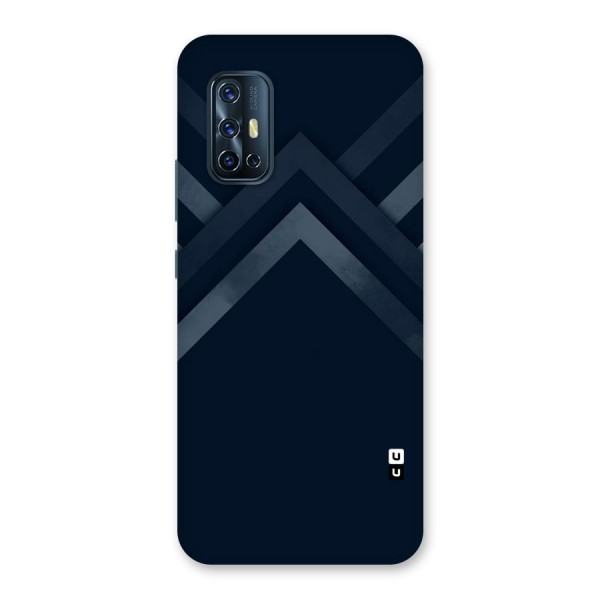 Navy Blue Arrow Back Case for Vivo V17