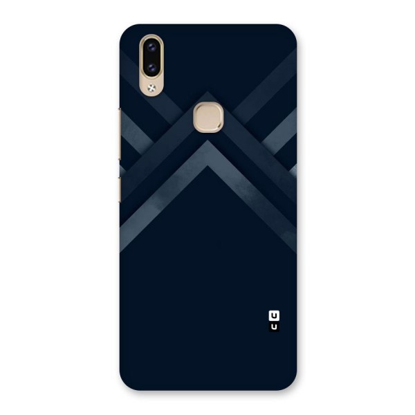 Navy Blue Arrow Back Case for Vivo V9 Youth