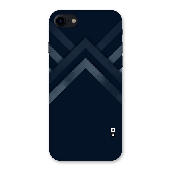 Navy Blue Arrow Back Case for iPhone SE 2020