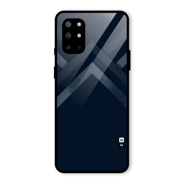 Navy Blue Arrow Glass Back Case for OnePlus 8T