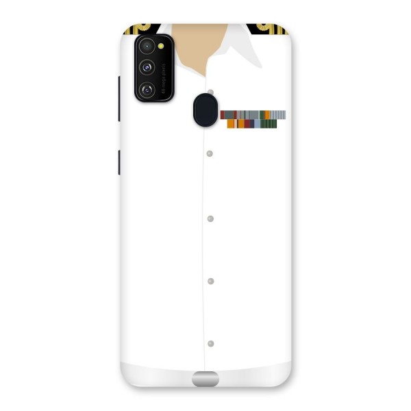Navy Uniform Back Case for Galaxy M30s