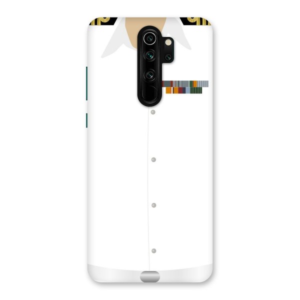 Navy Uniform Back Case for Redmi Note 8 Pro