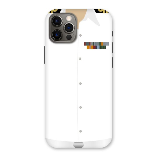 Navy Uniform Back Case for iPhone 12 Pro