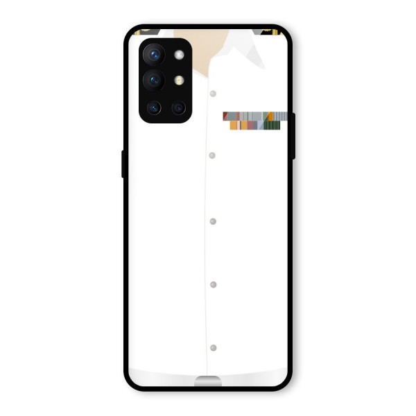 Navy Uniform Glass Back Case for OnePlus 9R