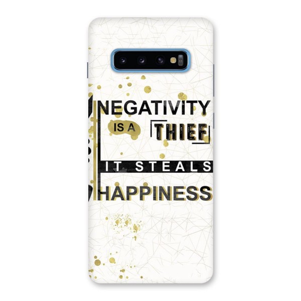 Negativity Thief Back Case for Galaxy S10 Plus