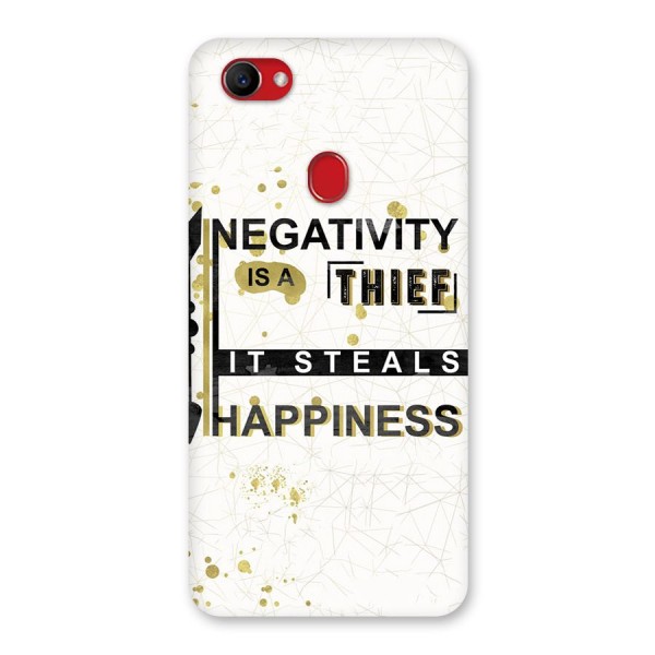 Negativity Thief Back Case for Oppo F7