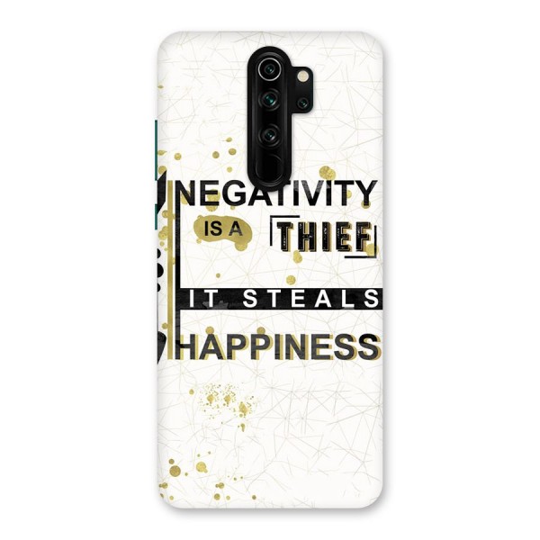 Negativity Thief Back Case for Redmi Note 8 Pro