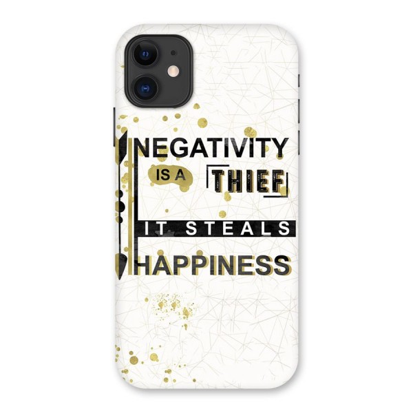 Negativity Thief Back Case for iPhone 11