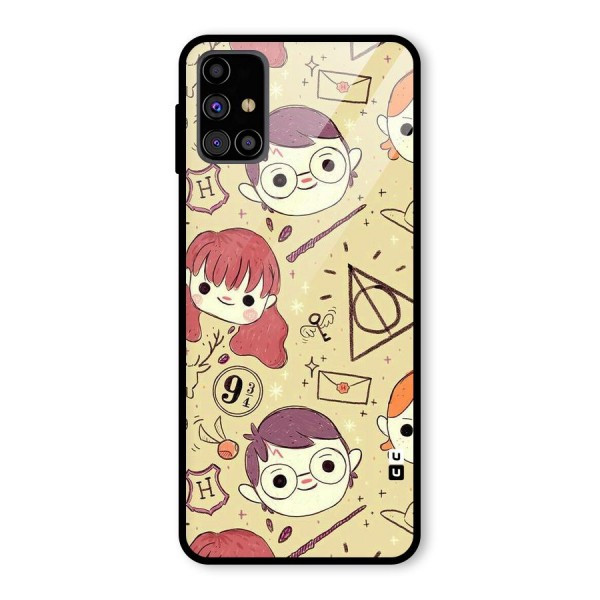 Nerds Glass Back Case for Galaxy M31s