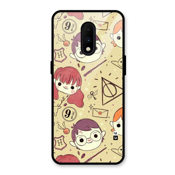 Nerds Glass Back Case for OnePlus 7