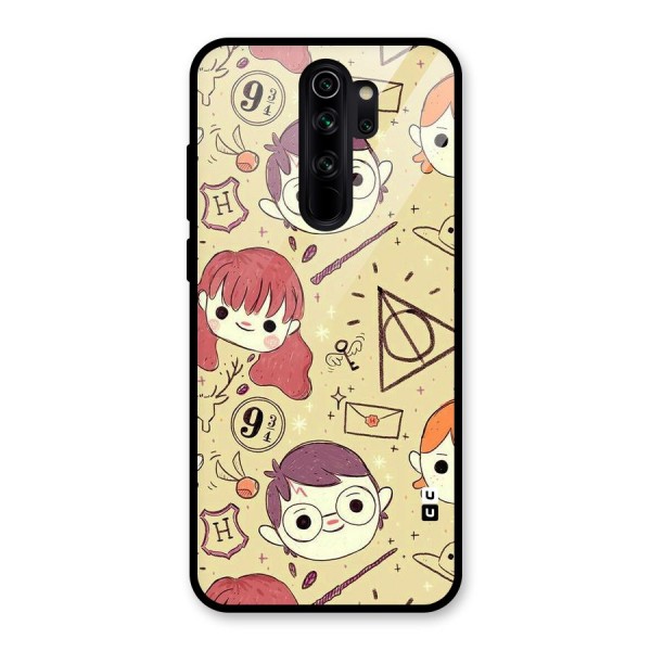 Nerds Glass Back Case for Redmi Note 8 Pro