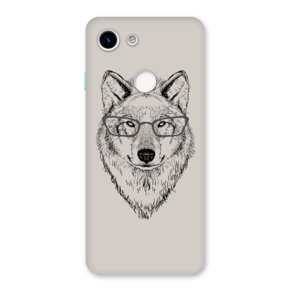 Nerdy Wolf Back Case for Google Pixel 3