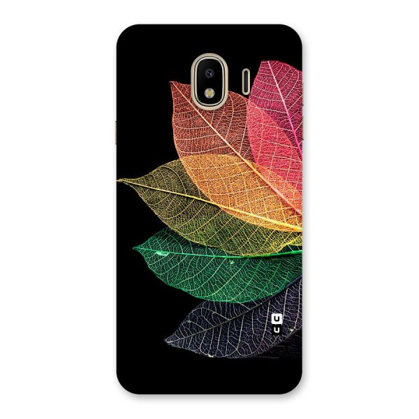 Net Leaf Color Design Back Case for Galaxy J4