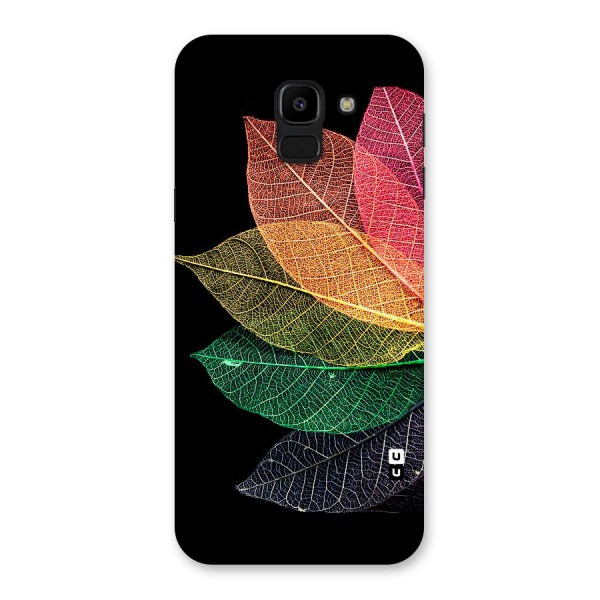 Net Leaf Color Design Back Case for Galaxy J6