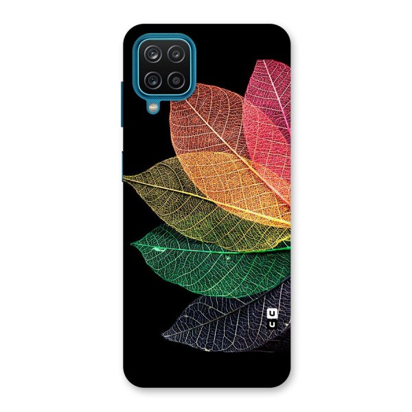 Net Leaf Color Design Back Case for Galaxy M12