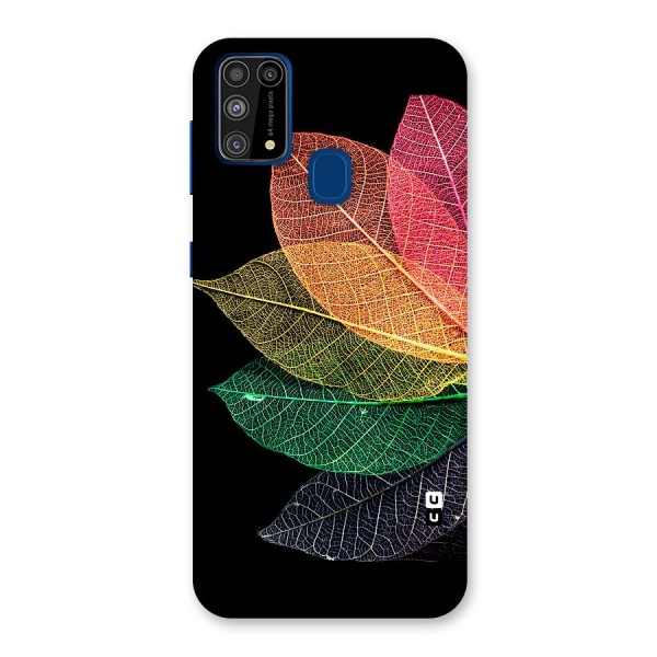 Net Leaf Color Design Back Case for Galaxy M31